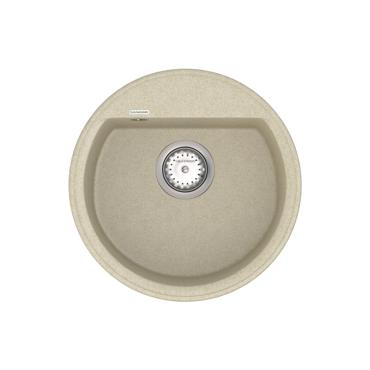 Кухонна мийка VANKOR Easy EMR 01.45 Beige + сифон VANKOR