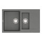 Кухонна мийка VANKOR Orman OMP 04.80 Gray + сифон VANKOR