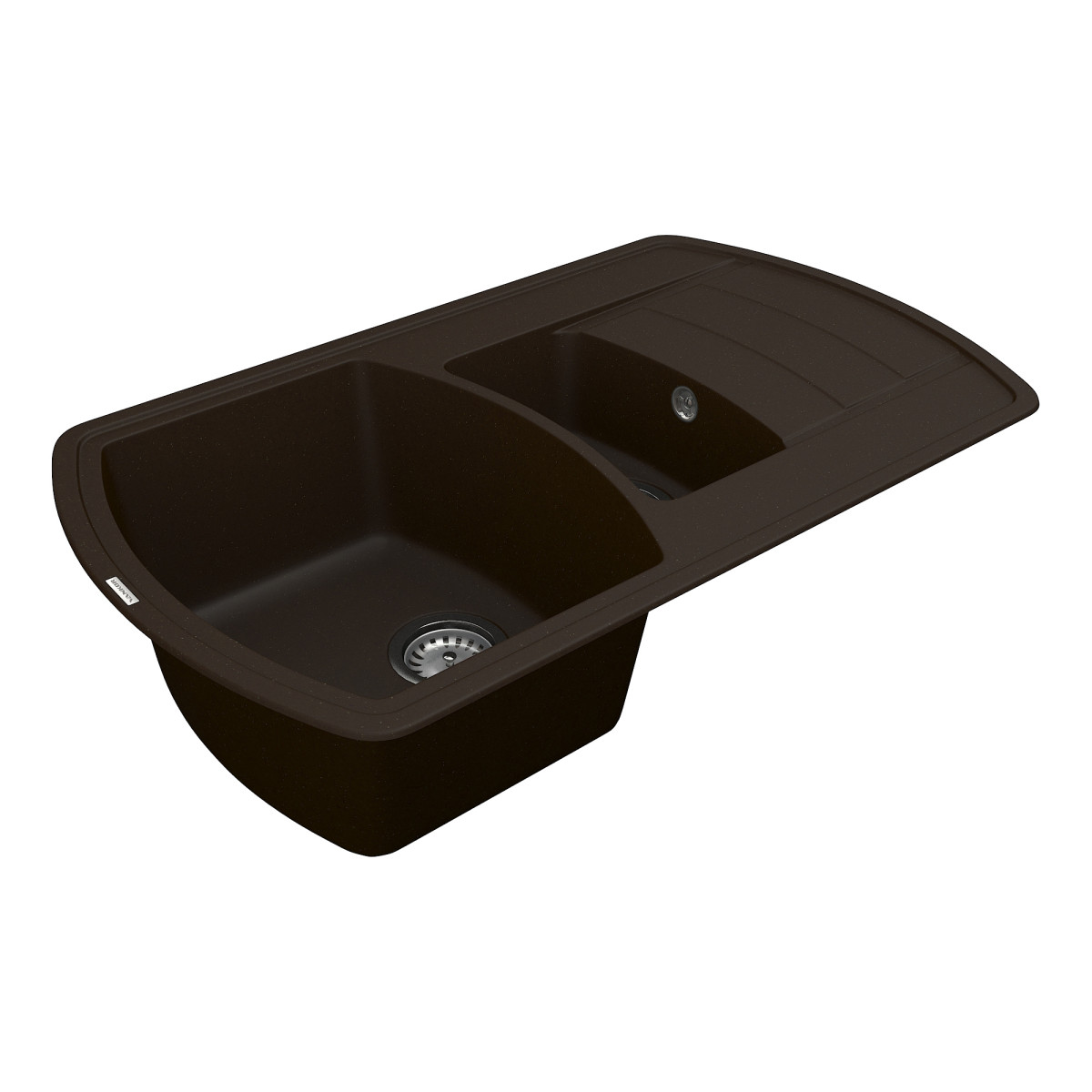Кухонна мийка VANKOR Norton NMP 04.86 Chocolate + сифон VANKOR