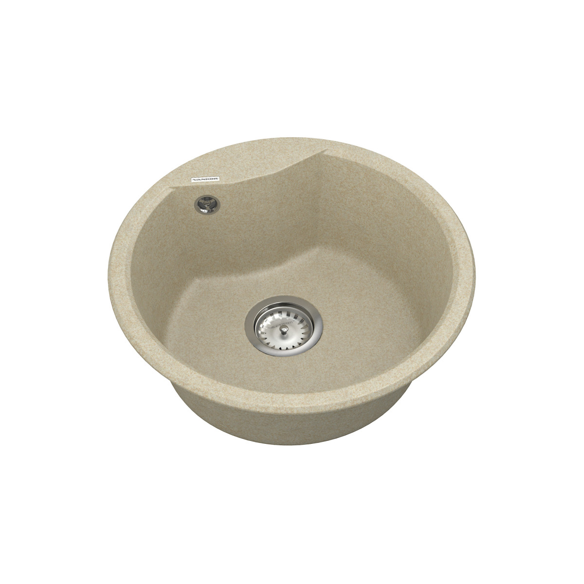 Кухонна мийка VANKOR Vena VMR 01.48 Beige + сифон VANKOR Кухонна мийка VANKOR Vena VMR 01.48 Beige + сифон VANKOR