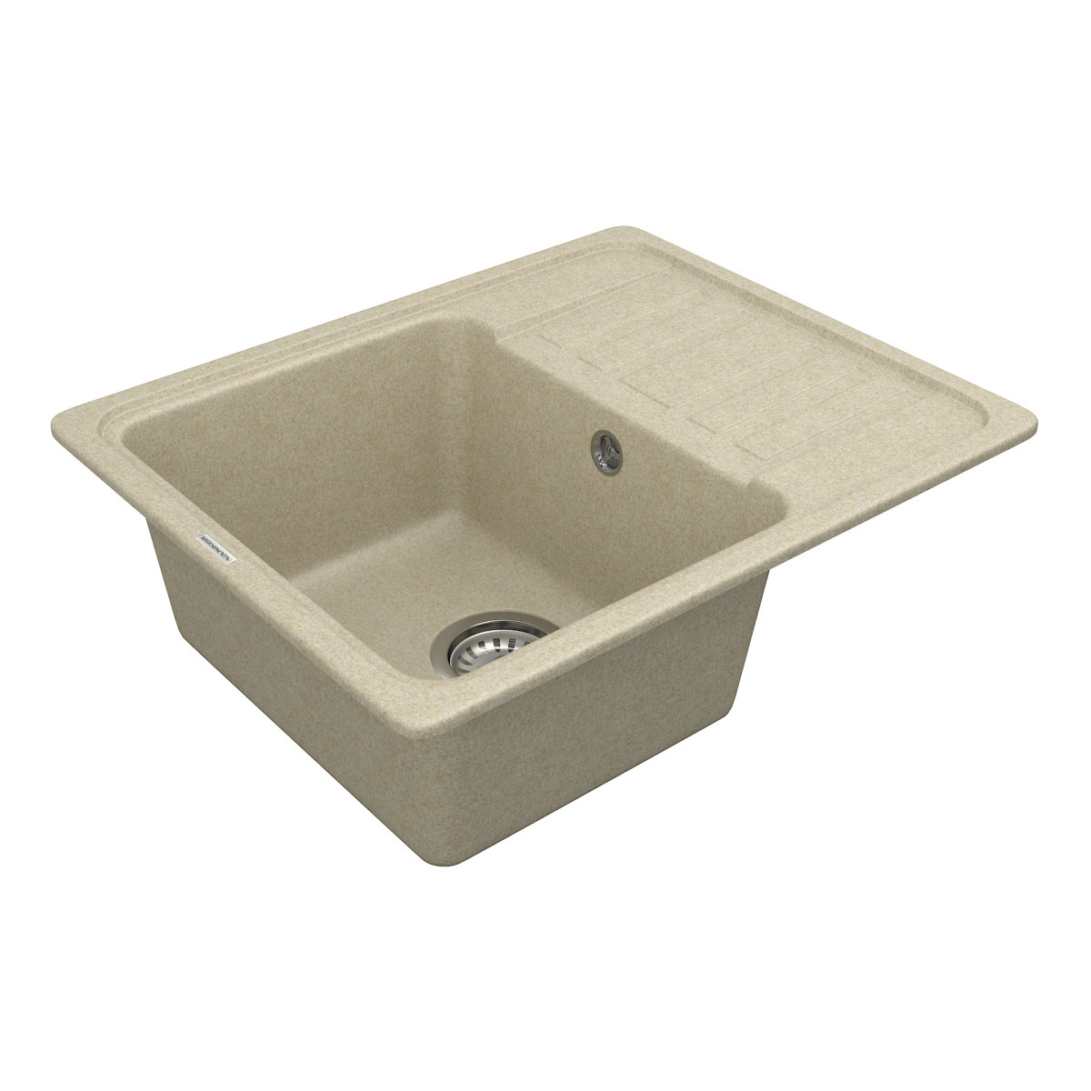 Кухонна мийка VANKOR Hope HMP 02.57 Beige + сифон VANKOR