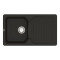 Кухонна мийка VANKOR Sigma SMP 02.85 Black + сифон VANKOR