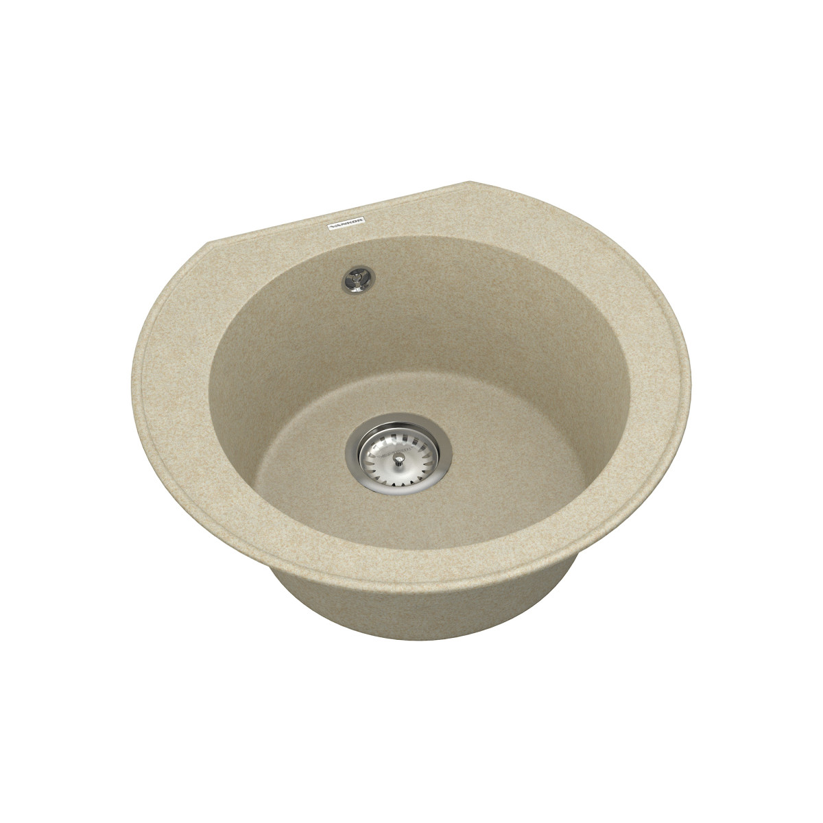 Кухонна мийка VANKOR Kres KMR 01.52 beige + сифон VANKOR