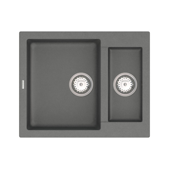 Кухонна мийка VANKOR Orman OMP 03.61 Gray + сифон VANKOR
