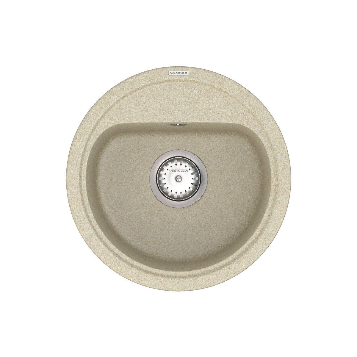 Кухонна мийка VANKOR Lira LMR 01.44 Beige + сифон VANKOR