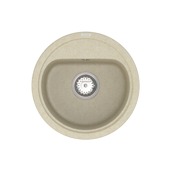 Кухонна мийка VANKOR Lira LMR 01.44 Beige + сифон VANKOR