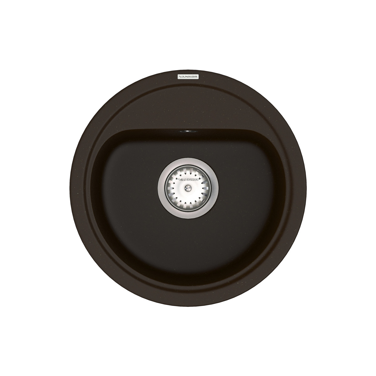 Кухонна мийка VANKOR Lira LMR 01.44 Chocolate + сифон VANKOR