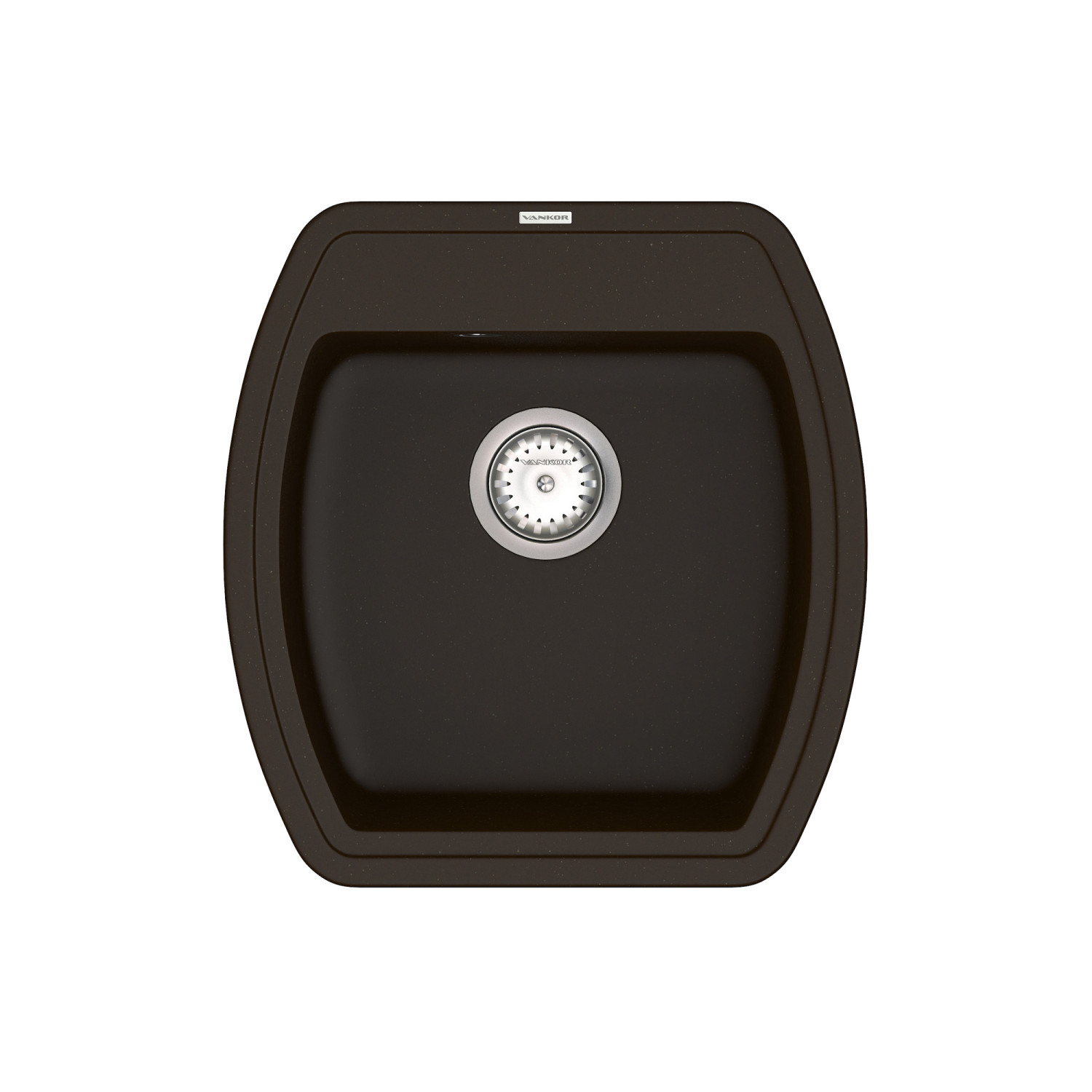 Кухонна мийка VANKOR Norton NMP 01.48 Chocolate + сифон VANKOR