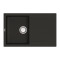 Кухонна мийка VANKOR Orman OMP 02.78 Black + сифон VANKOR