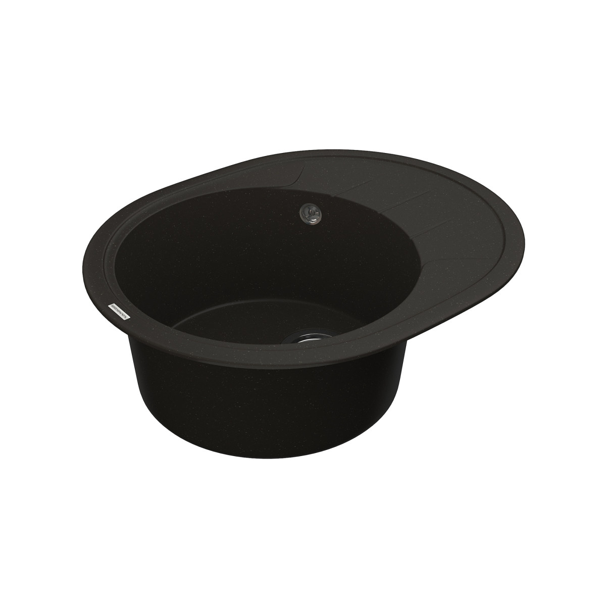 Кухонна мийка VANKOR Sity SMO 02.61 Black + сифон VANKOR