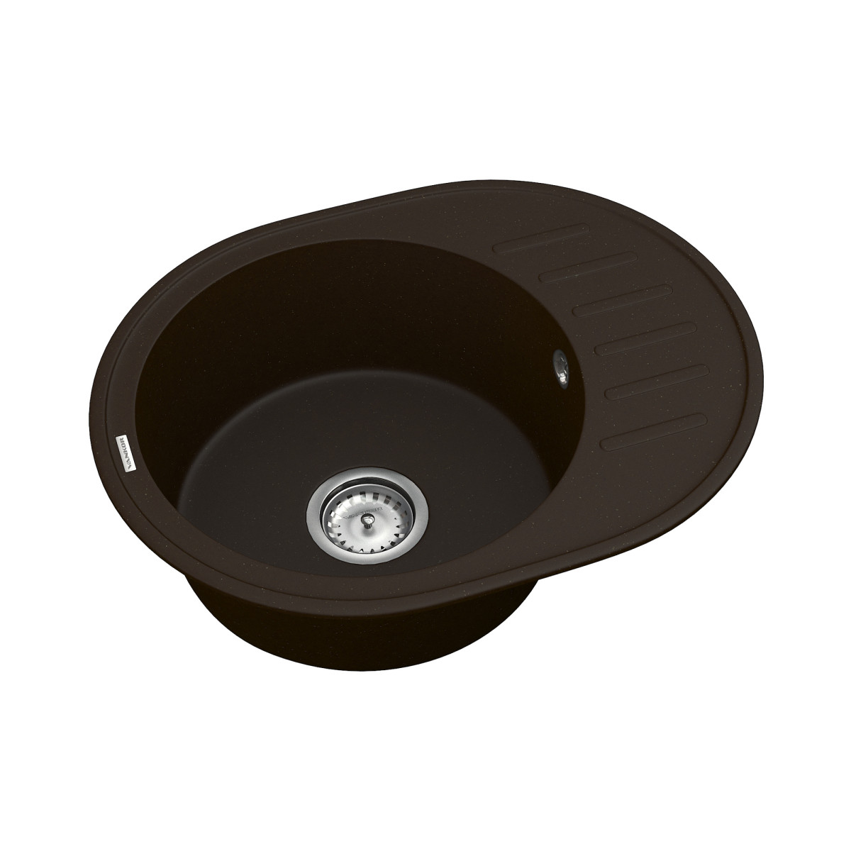 Кухонна мийка VANKOR Lira LMO 02.57 Chocolate + сифон VANKOR