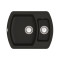 Кухонна мийка VANKOR Norton NMP 03.63 Black + сифон VANKOR
