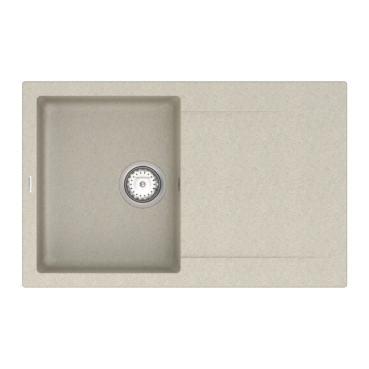 Кухонна мийка VANKOR Orman OMP 02.78 Terra + сифон VANKOR