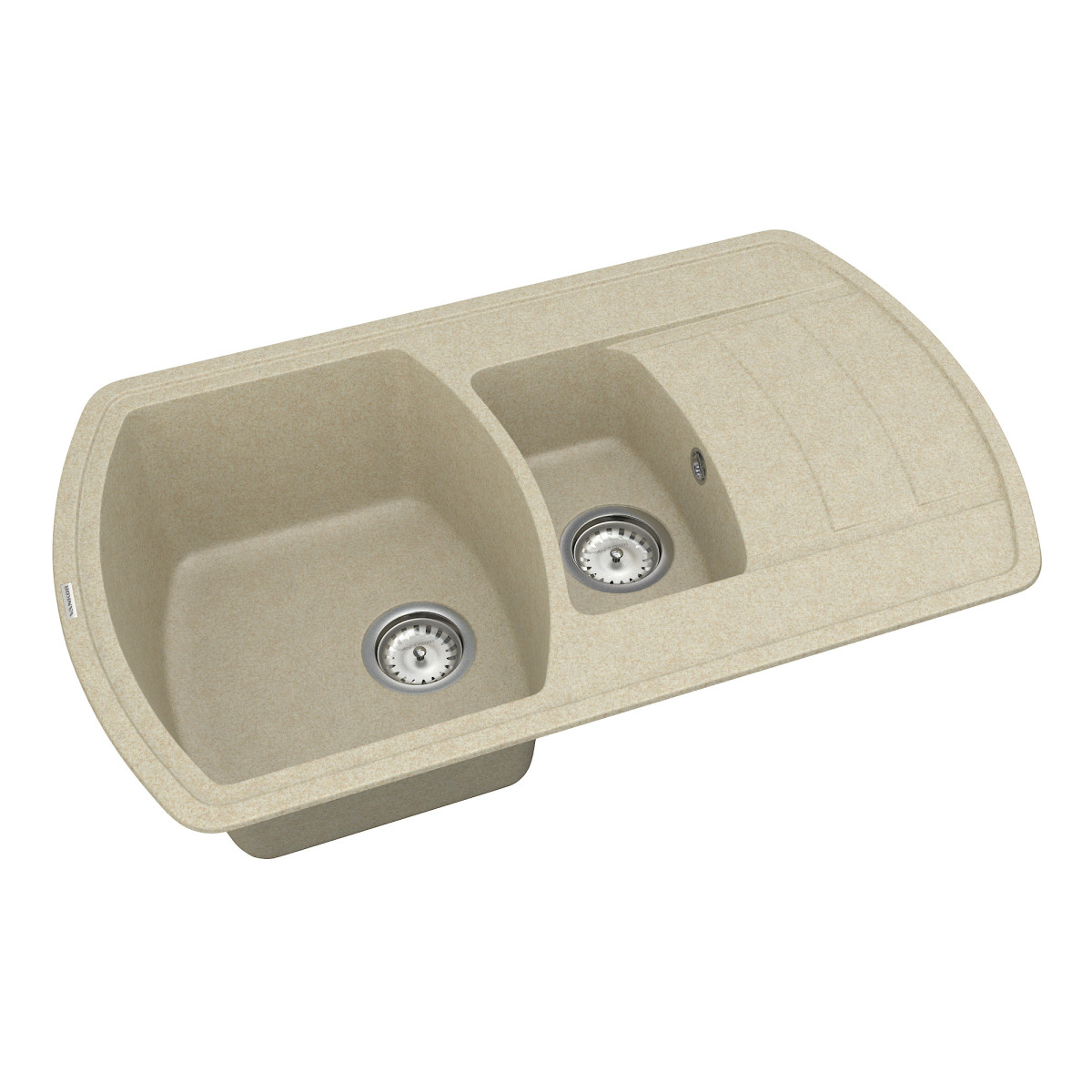 Кухонна мийка VANKOR Norton NMP 04.86 Beige + сифон VANKOR