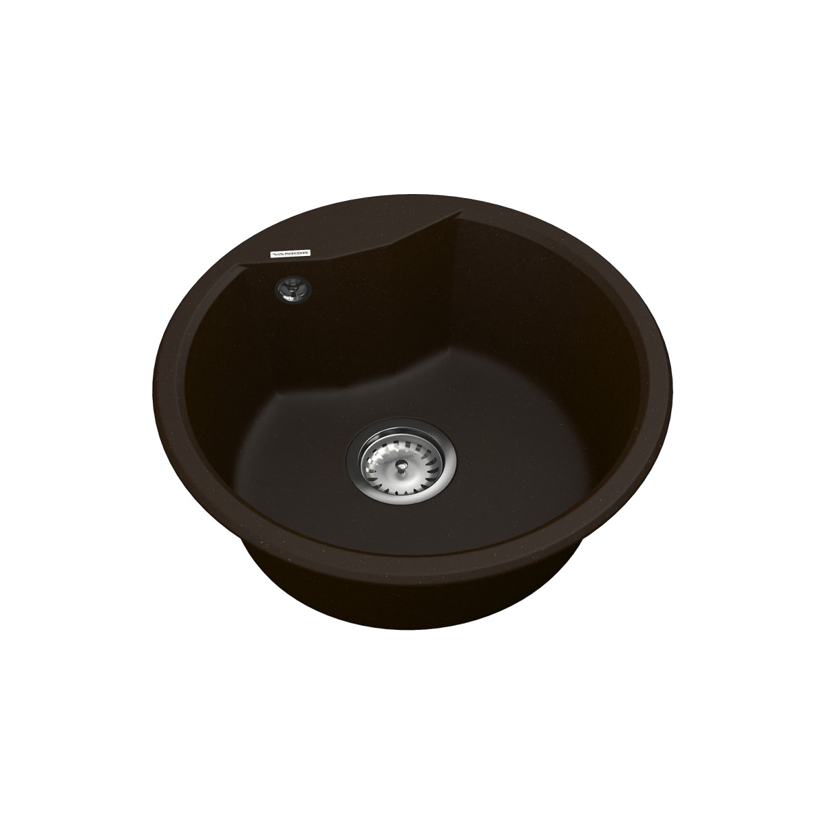 Кухонна мийка VANKOR Vena VMR 01.48 Chocolate + сифон VANKOR