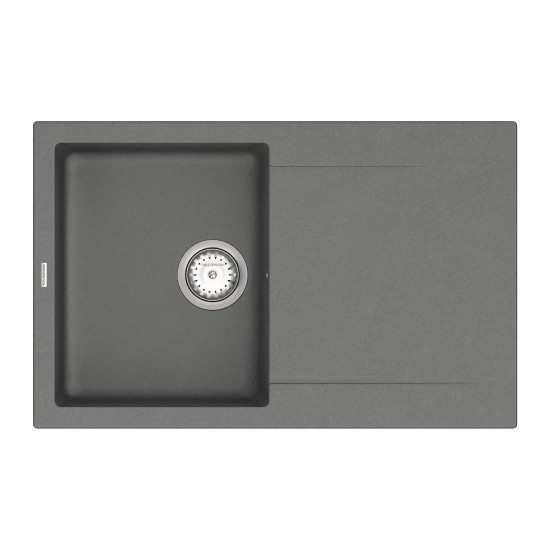 Кухонна мийка VANKOR Orman OMP 02.78 Gray + сифон VANKOR