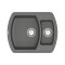 Кухонна мийка VANKOR Norton NMP 03.63 Gray + сифон VANKOR