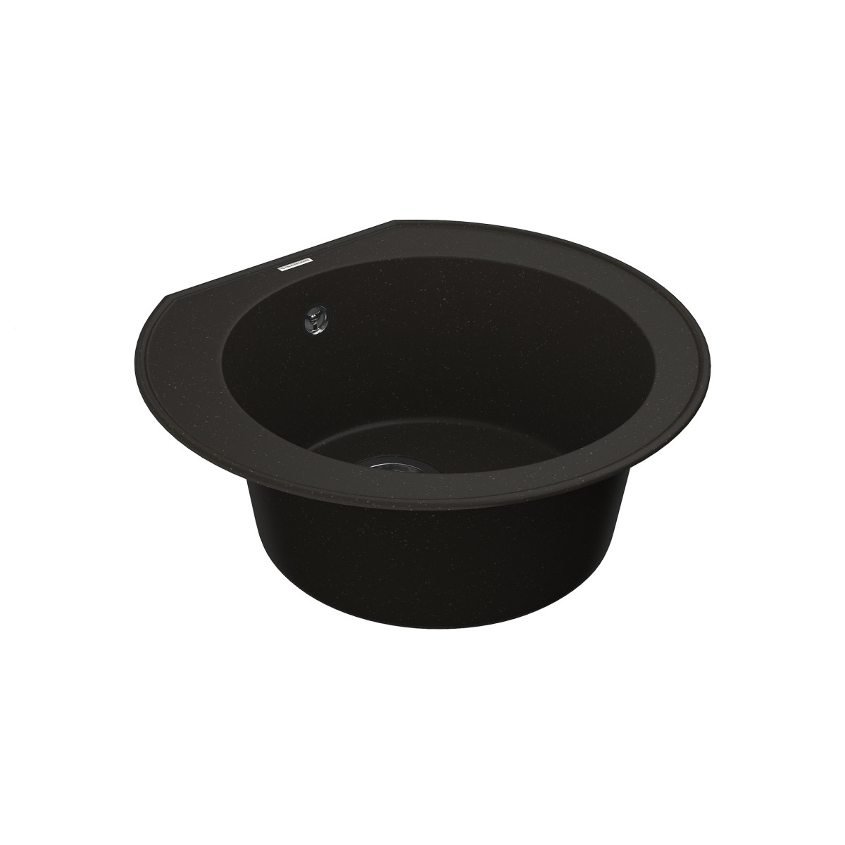 Кухонна мийка VANKOR Kres KMR 01.52 black + сифон VANKOR