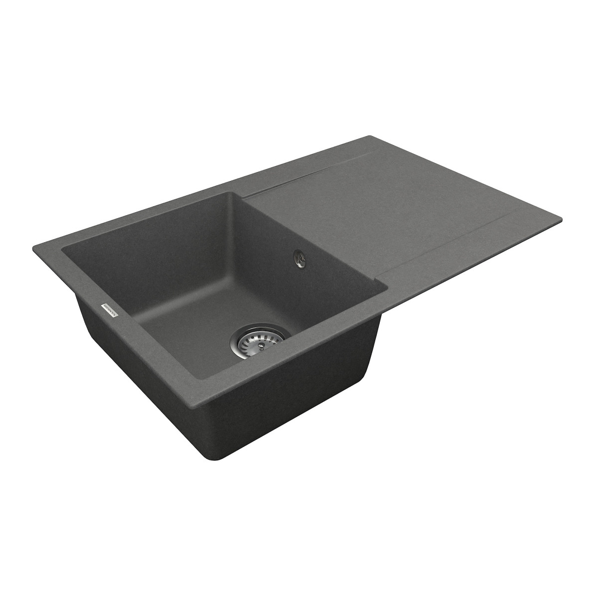 Кухонна мийка VANKOR Orman OMP 02.78 Gray + сифон VANKOR