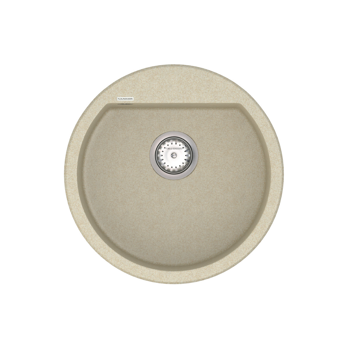 Кухонна мийка VANKOR Tera TMR 01.50 Beige + сифон VANKOR