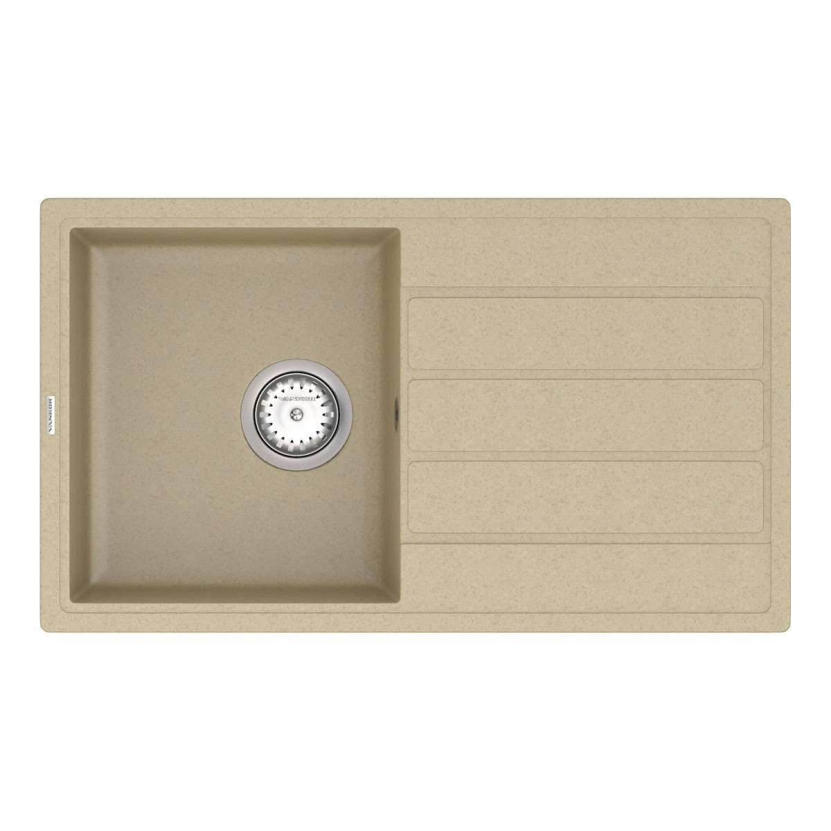 Кухонна мийка VANKOR Easy EMP 02.76 Safari + сифон VANKOR