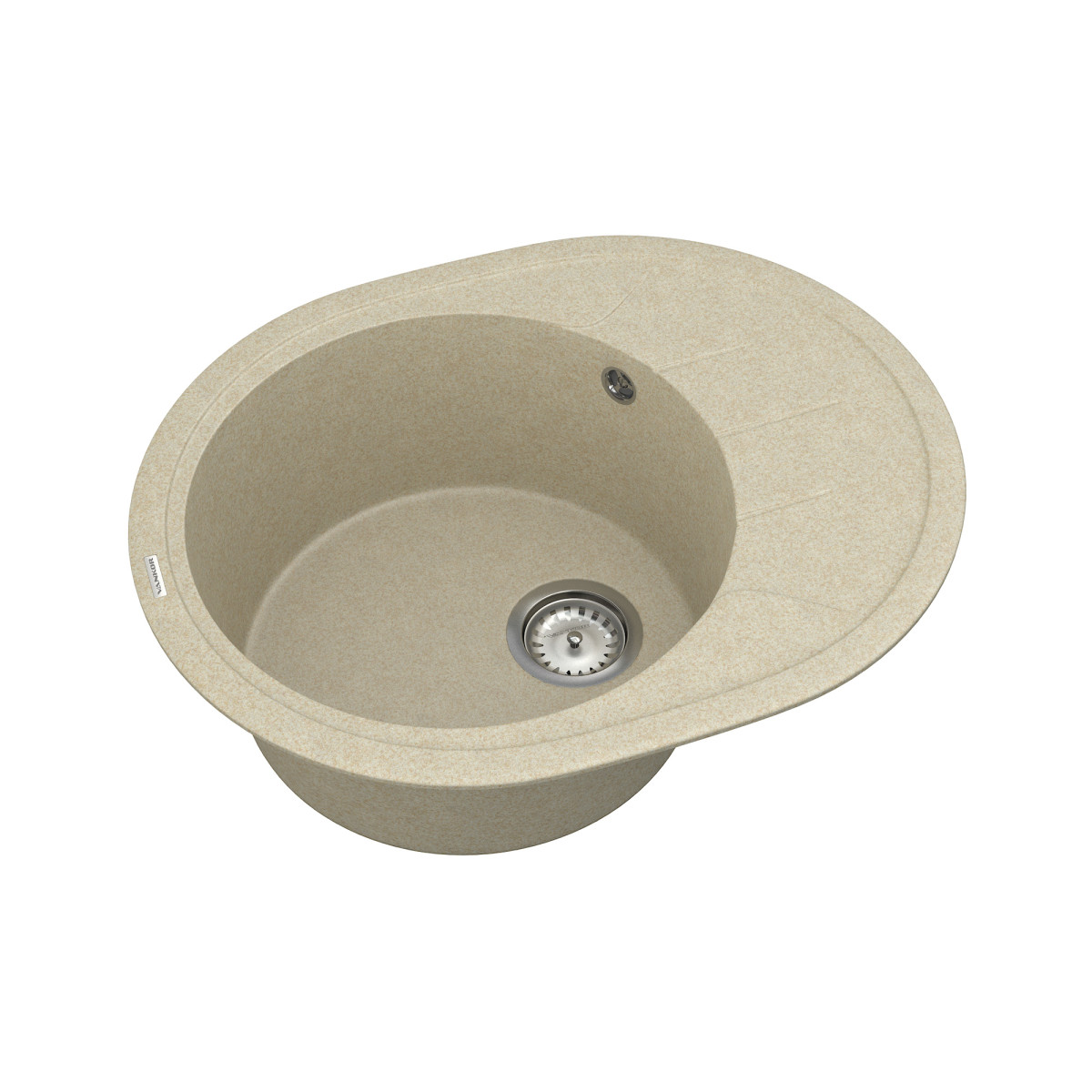 Кухонна мийка VANKOR Sity SMO 02.61 Beige + сифон VANKOR