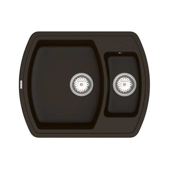 Кухонна мийка VANKOR Norton NMP 03.63 Chocolate + сифон VANKOR