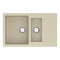 Кухонна мийка VANKOR Orman OMP 04.80 Beige + сифон VANKOR