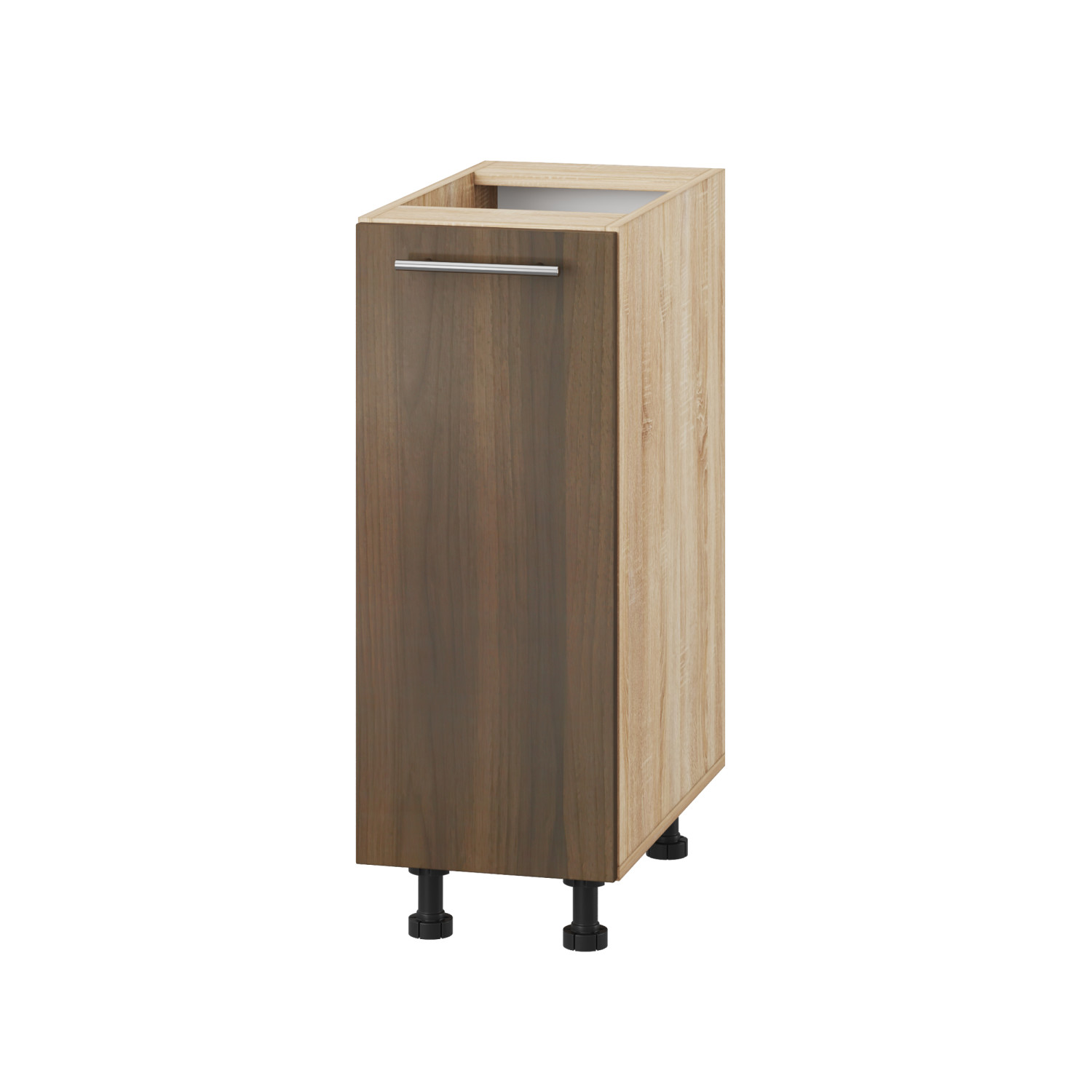 Корпус Стандарт дуб сонома, фасад Стандарт горіх темний 101 30х72х52