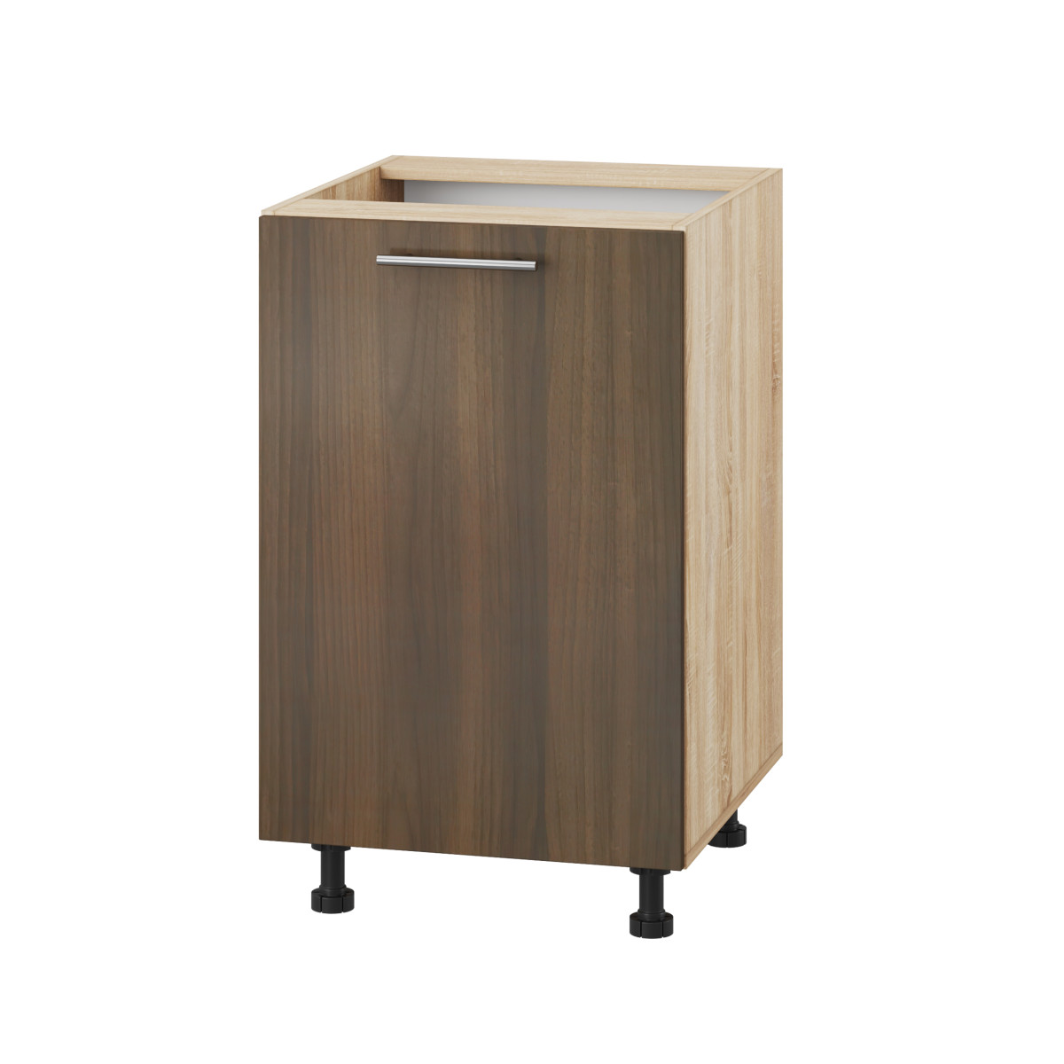 Корпус Стандарт дуб сонома, фасад Стандарт горіх темний 101 50х72х52