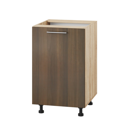 Корпус Стандарт дуб сонома, фасад Стандарт горіх темний 101 50х72х52