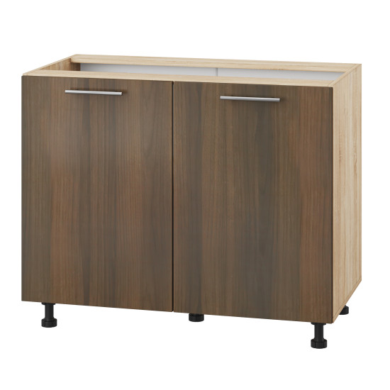 Корпус Стандарт дуб сонома, фасад Стандарт горіх темний 102 100х72х52