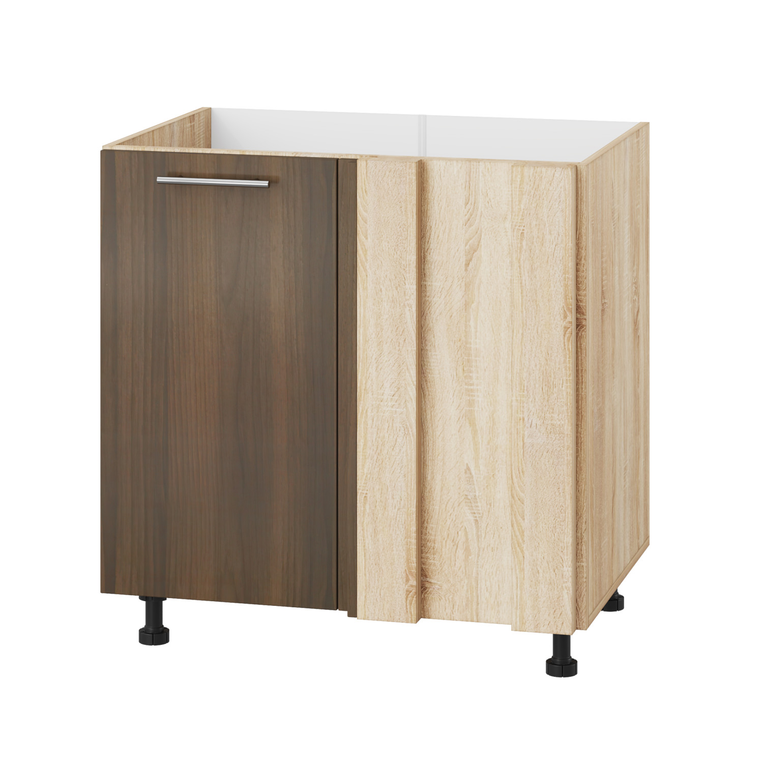 Корпус Стандарт дуб сонома, фасад Стандарт горіх темний 103 80-100х72х52