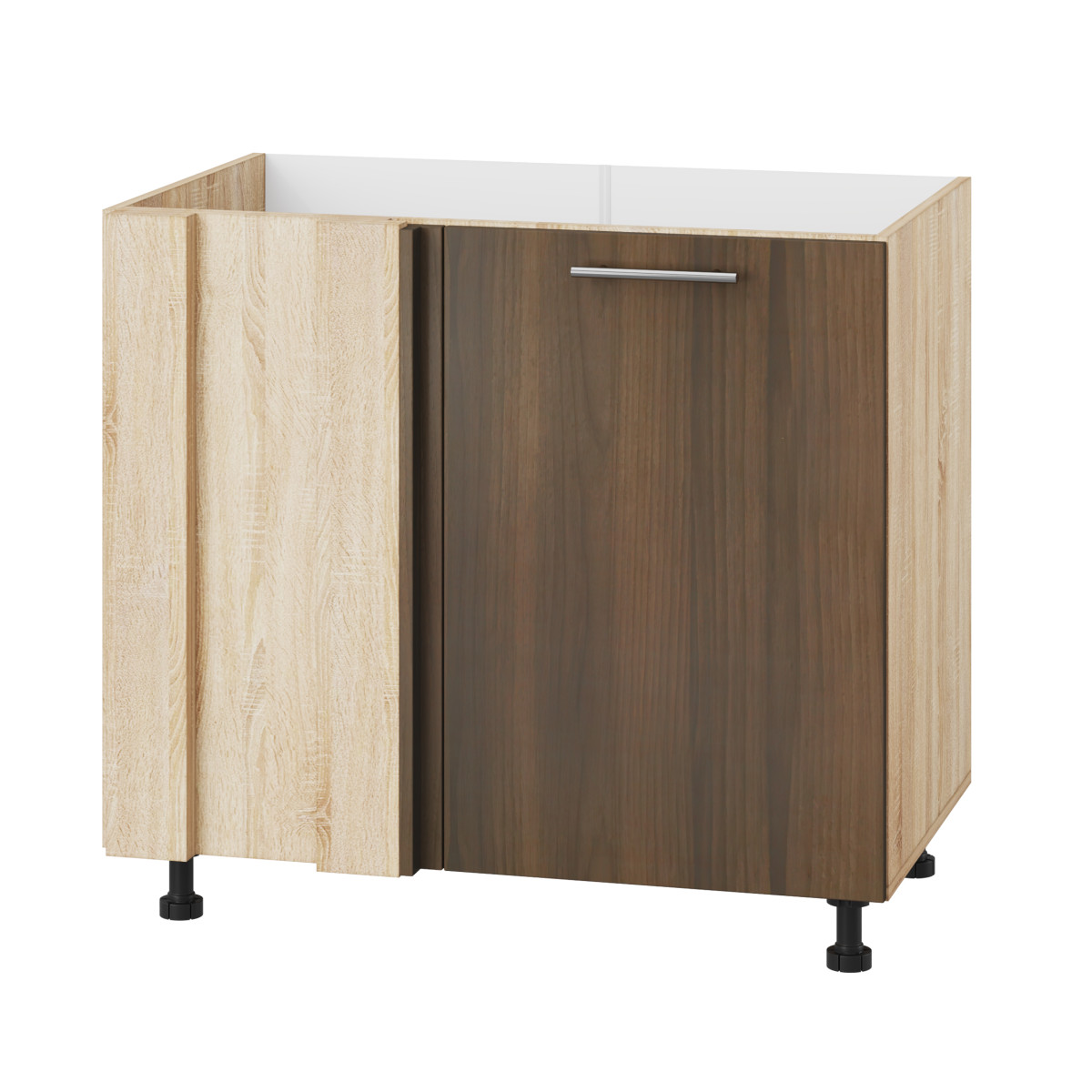 Корпус Стандарт дуб сонома, фасад Стандарт горіх темний 103 90-110х72х52