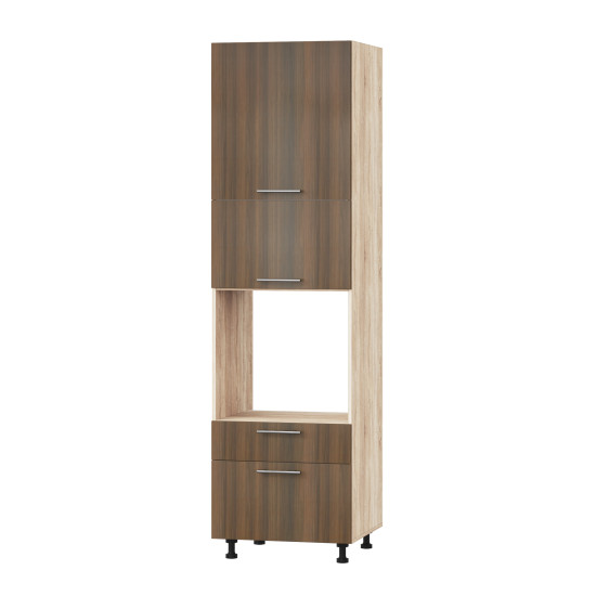 Корпус Стандарт дуб сонома, фасад Стандарт горіх темний 825.SM-HK-XS 60х236х56