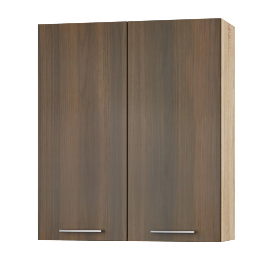 Корпус Стандарт дуб сонома, фасад Стандарт горіх темний L302 80х93х30