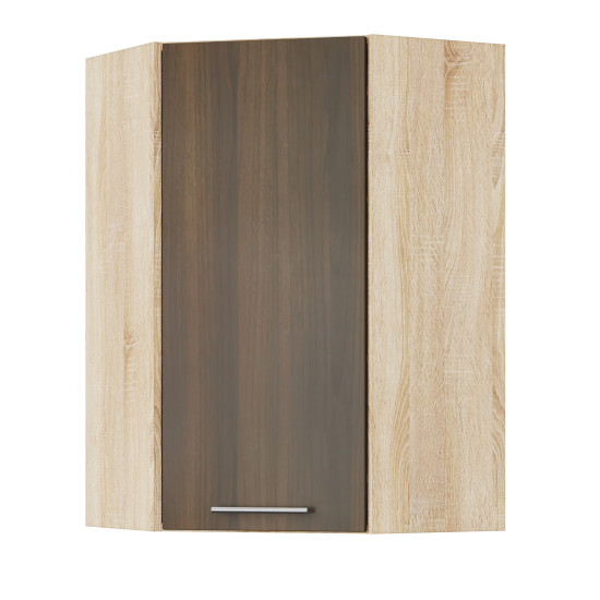 Корпус Стандарт дуб сонома, фасад Стандарт горіх темний L361 60х93х60