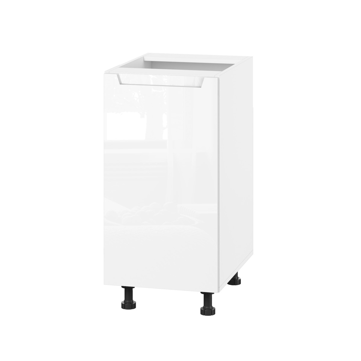 Корпус Стандарт білий, фасад Бостон білий глянець 101 40х72х52