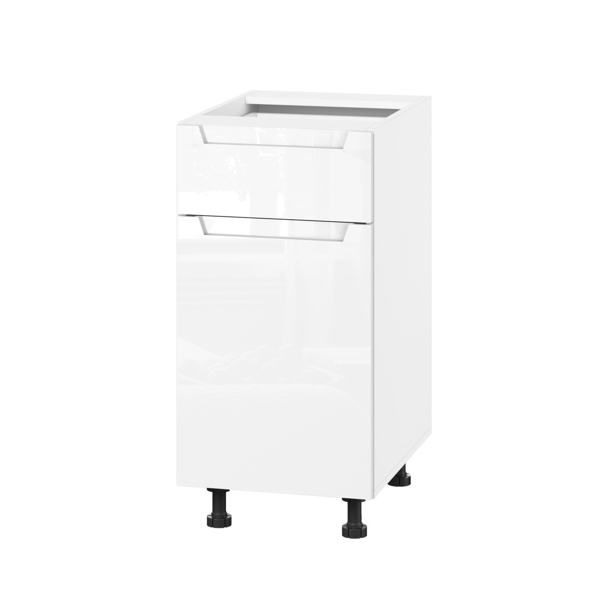 Корпус Стандарт білий, фасад Бостон білий глянець 111.SM-40x72x52