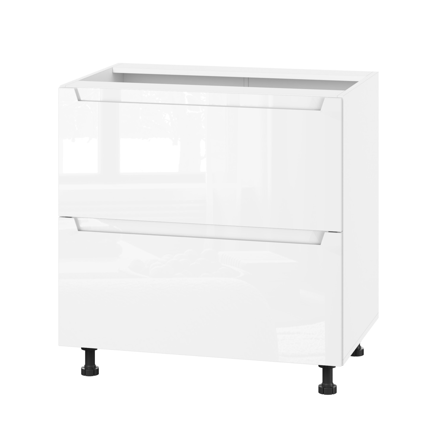 Корпус Стандарт білий, фасад Бостон білий глянець 120.SM-80x72x52