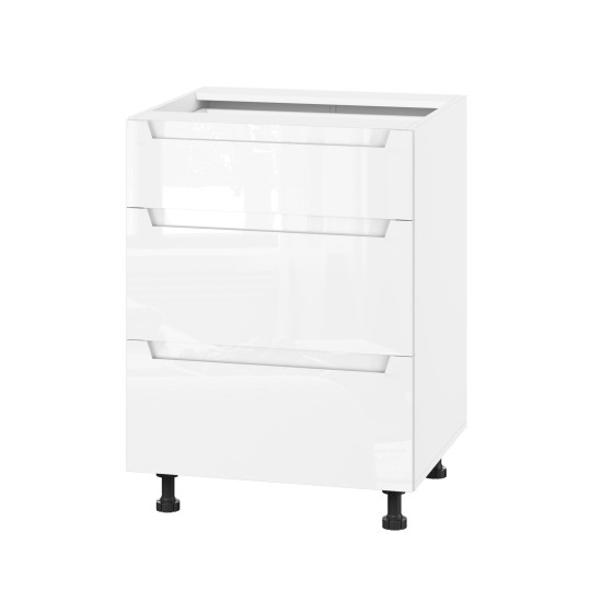 Корпус Стандарт білий, фасад Бостон білий глянець 131Q. 60х72х52