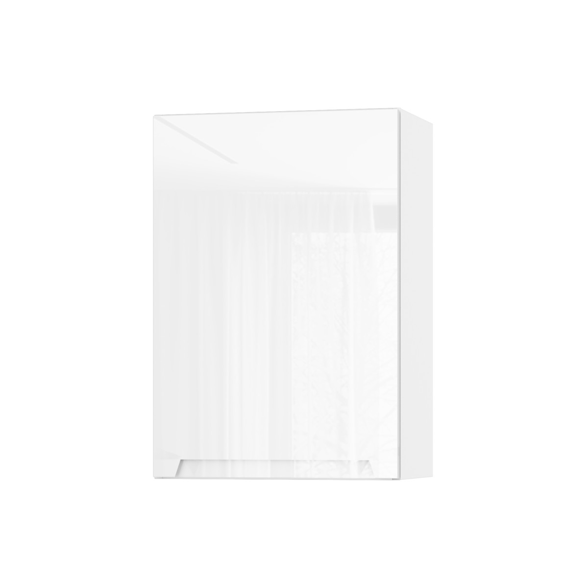 Корпус Стандарт білий, фасад Бостон білий глянець 301 50х72х30