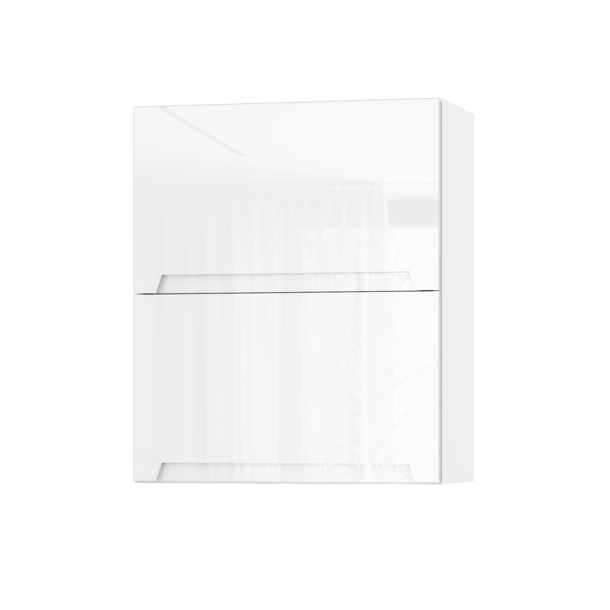 Корпус Стандарт білий, фасад Бостон білий глянець 402.HF 60х72х30