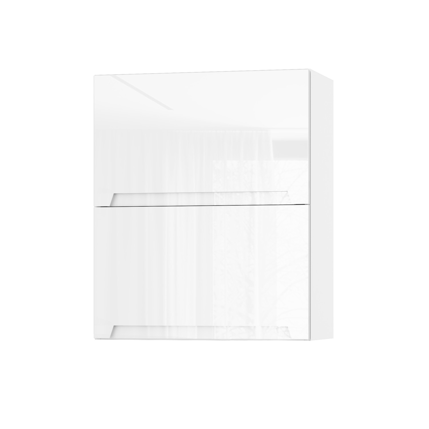 Корпус Стандарт білий, фасад Бостон білий глянець 402.HF 60х72х30