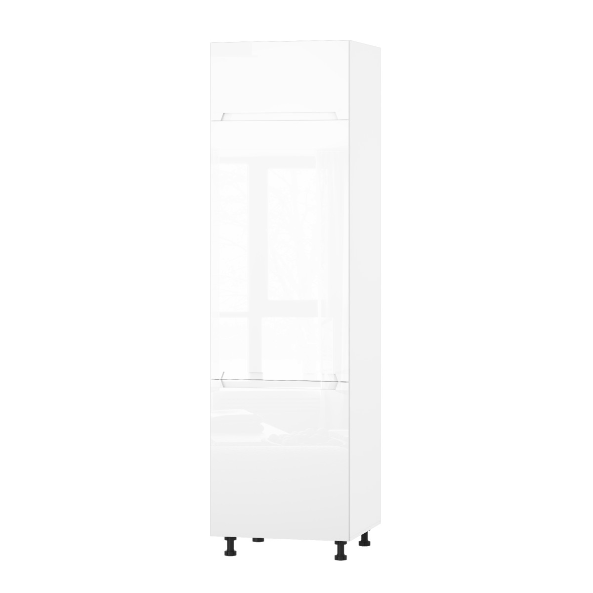 Корпус Стандарт білий, фасад Бостон білий глянець 802. HK-XS 60х236х56