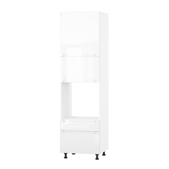 Корпус Стандарт білий, фасад Бостон білий глянець 825.SM-HK-XS 60х236х56