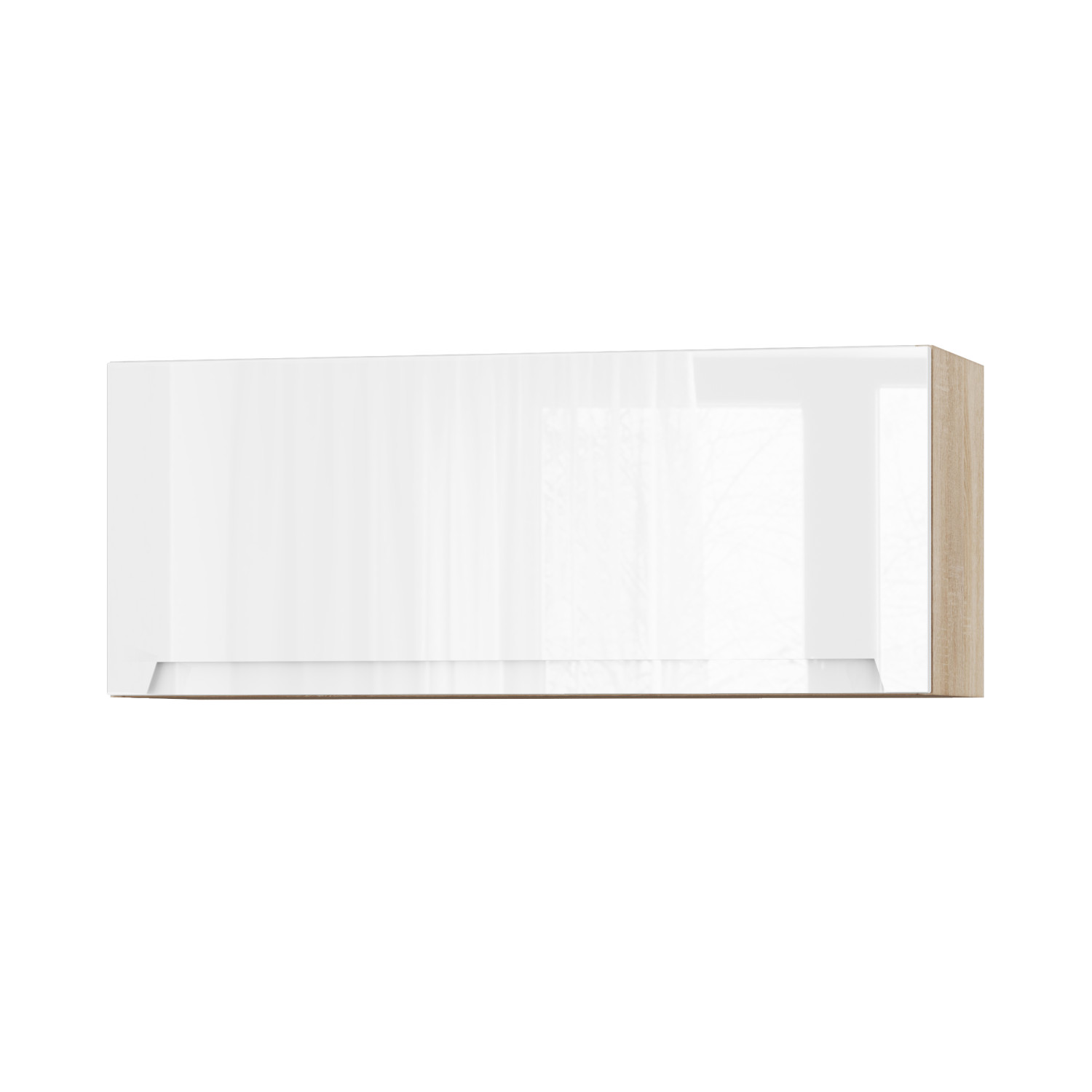 Корпус Стандарт дуб сонома, фасад Бостон білий глянець 401.HK-XS 90х36х30