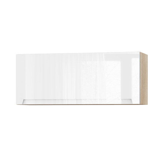 Корпус Стандарт дуб сонома, фасад Бостон білий глянець 401.HK-XS 90х36х30