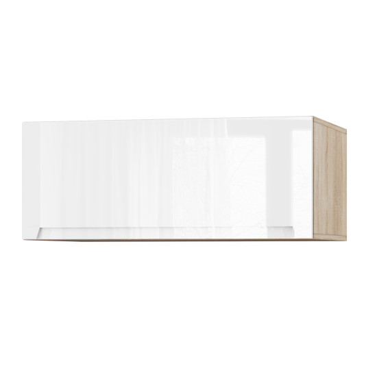 Корпус Стандарт дуб сонома, фасад Бостон білий глянець 410.HK-XS 90х36х56