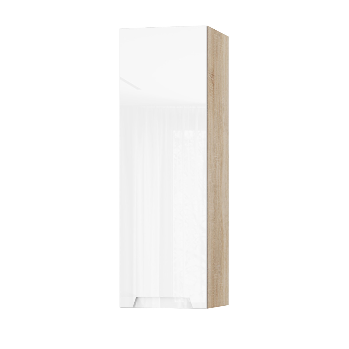 Корпус Стандарт дуб сонома, фасад Бостон білий глянець L301 30х93х30